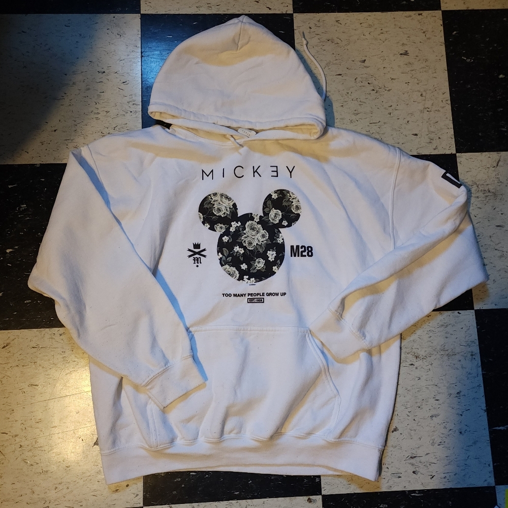White NEFF x Mickey Hoodie